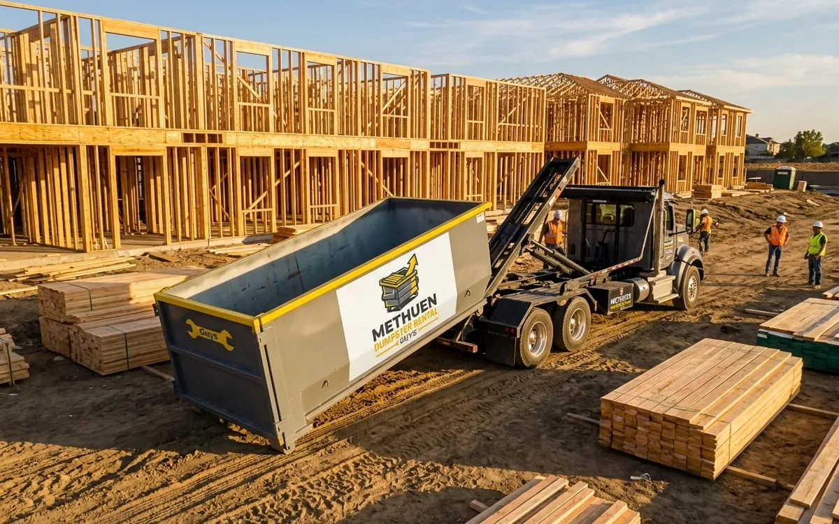 Construction Dumpster Rental in Methuen MA