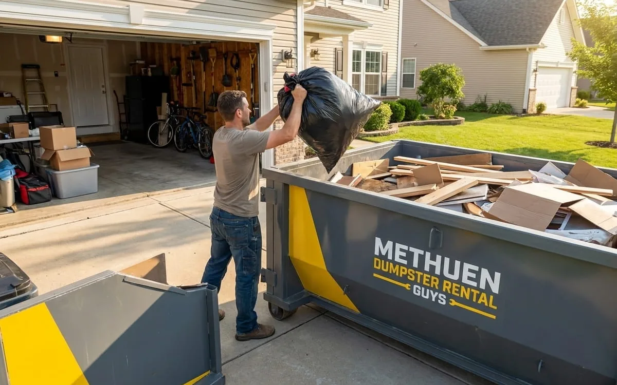 Dumpster rental quotes in Methuen MA Requesting a dumpster rental quote in Methuen, Massachusetts