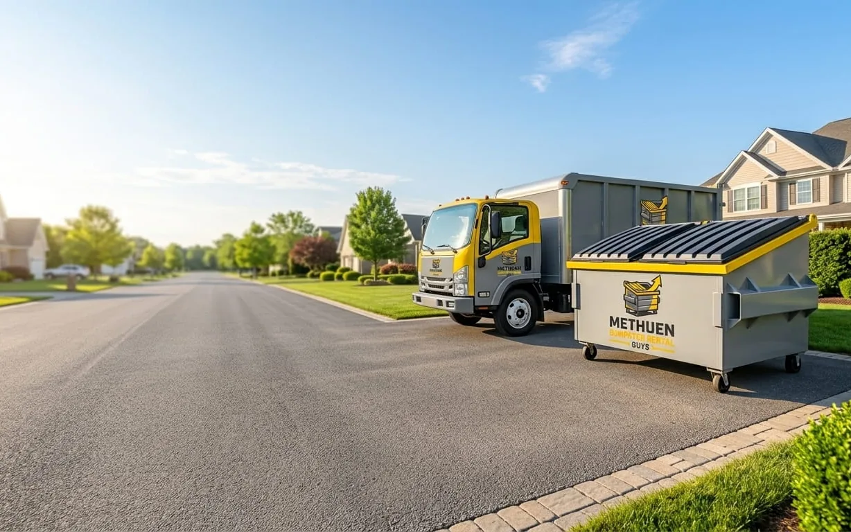 Dumpster rental service areas near Methuen MA Dumpster rental service areas around Methuen and the Merrimack Valley